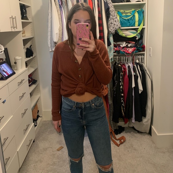 Orange/rust sweater - Picture 3 of 4